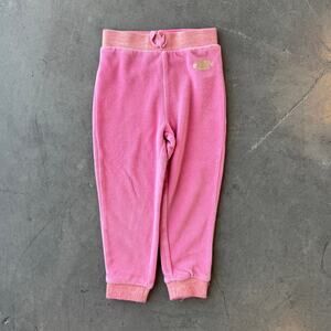 Vintage Y2K Juicy Couture 3T Pink Sparkle Soft Lounge Sweatpant Jogger